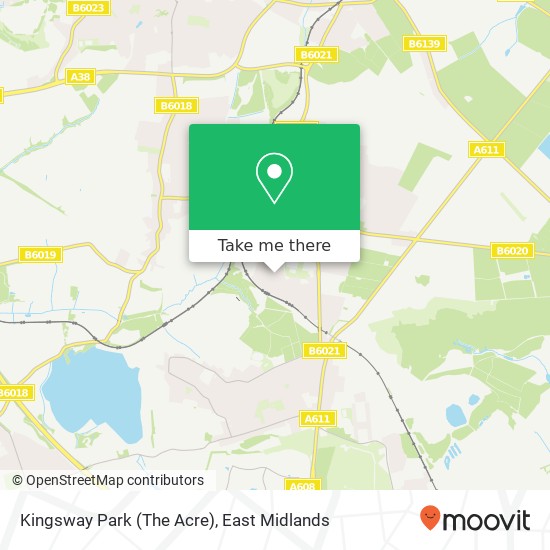Kingsway Park (The Acre) map