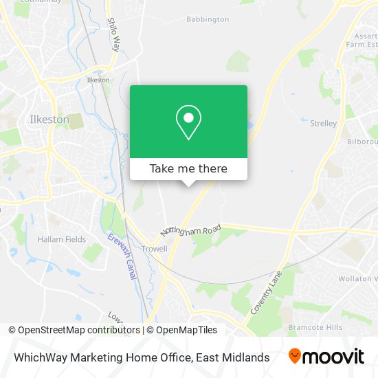 WhichWay Marketing Home Office map