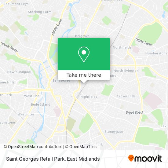 Saint Georges Retail Park map
