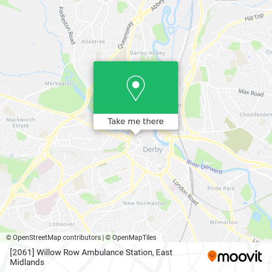 [2061] Willow Row Ambulance Station map