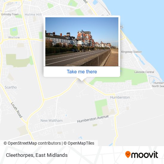 Cleethorpes map