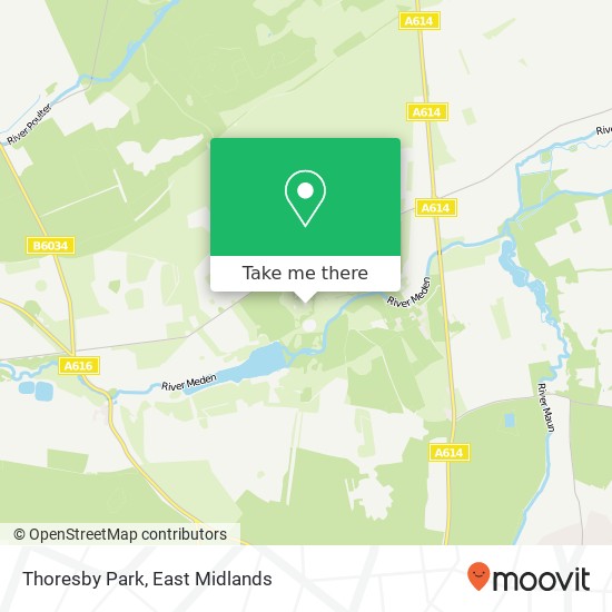 Thoresby Park map