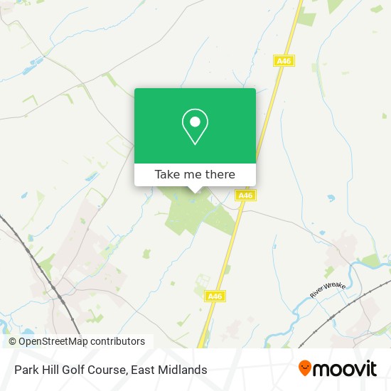 Park Hill Golf Course map