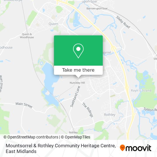 Mountsorrel & Rothley Community Heritage Centre map