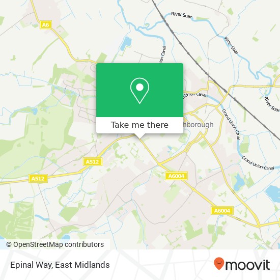 Epinal Way map