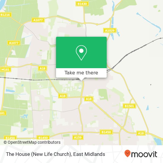The House (New Life Church) map