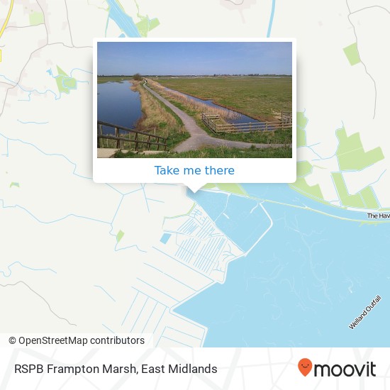 RSPB Frampton Marsh map