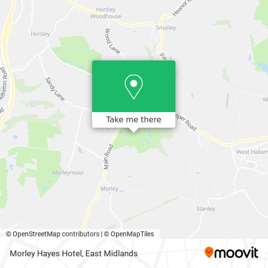 Morley Hayes Hotel map