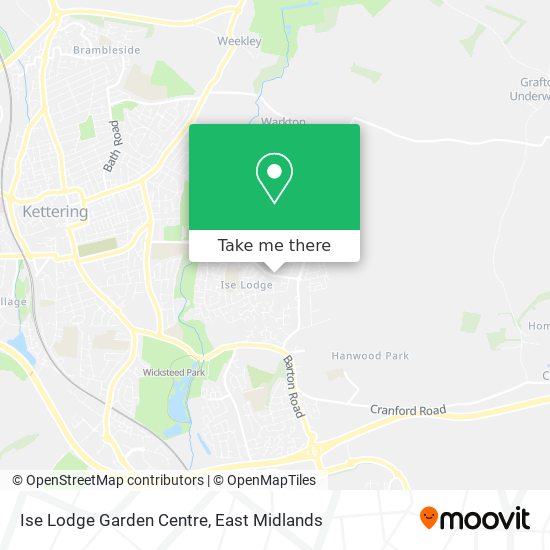 Ise Lodge Garden Centre map