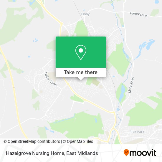 Hazelgrove Nursing Home map