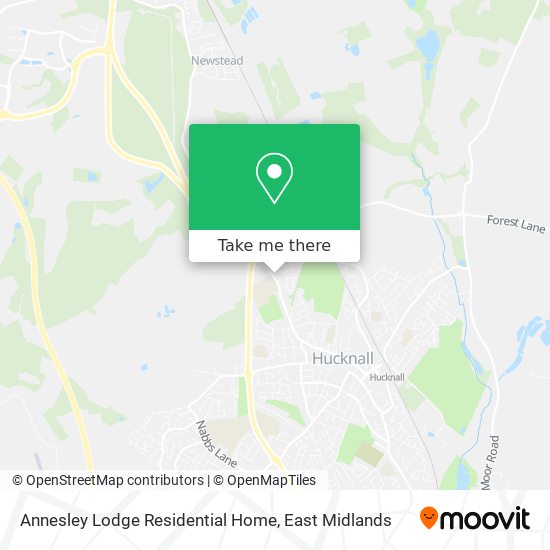 Annesley Lodge Residential Home map