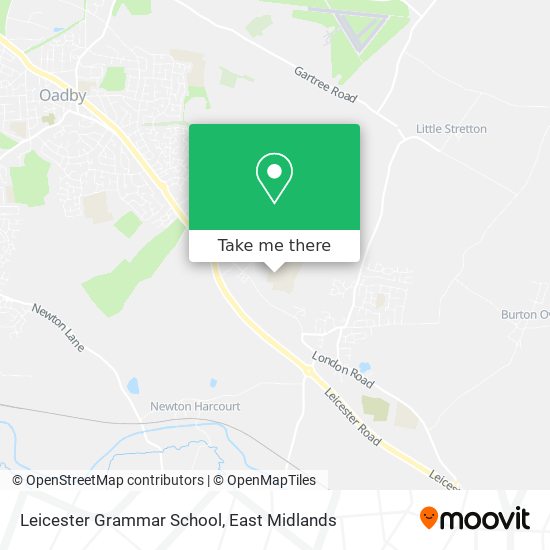 Leicester Grammar School map