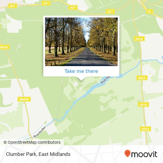 Clumber Park map