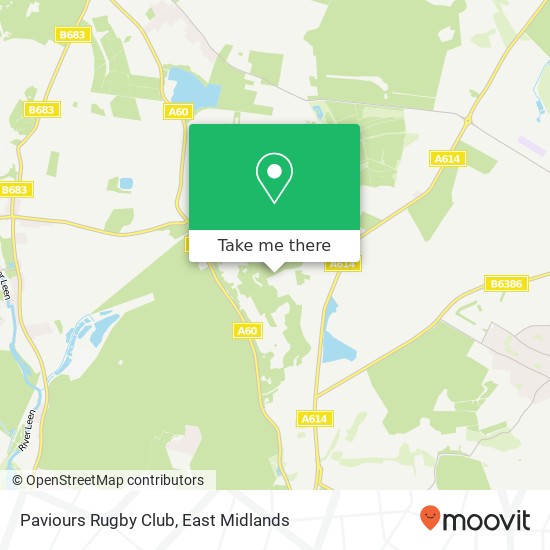 Paviours Rugby Club map