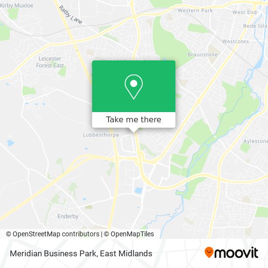 Meridian Business Park map