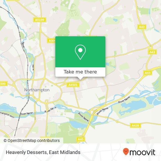 Heavenly Desserts map