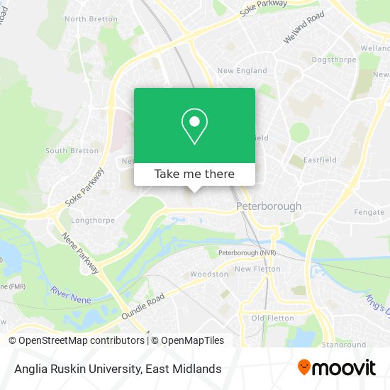Anglia Ruskin University map