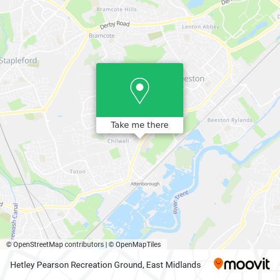Hetley Pearson Recreation Ground map
