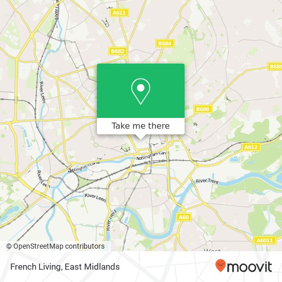 French Living map