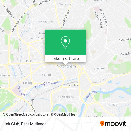 Ink Club map