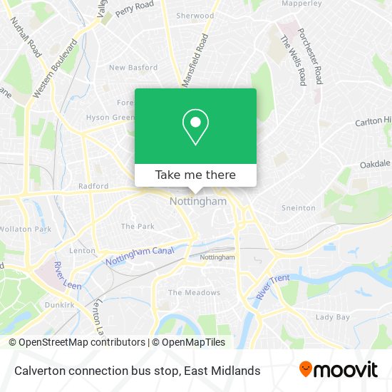 Calverton connection bus stop map