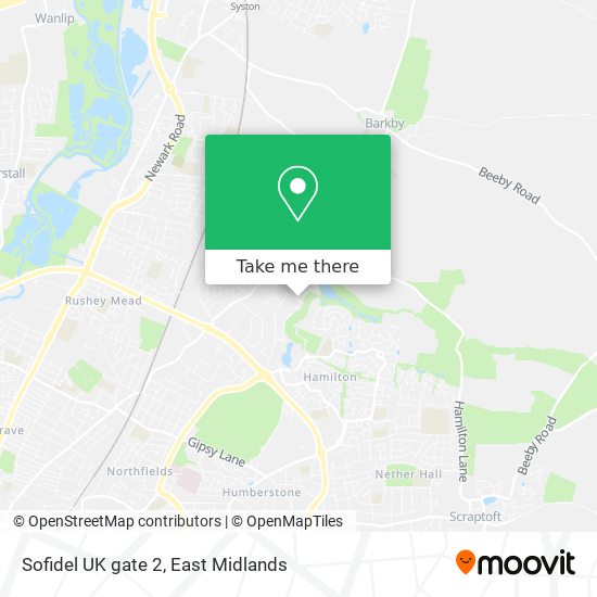 Sofidel UK gate 2 map