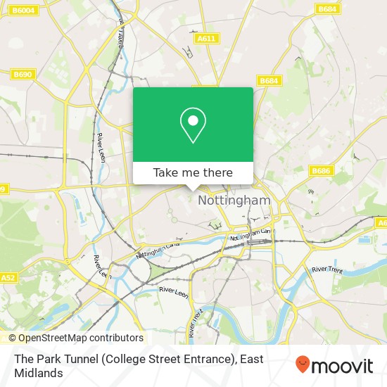 The Park Tunnel (College Street Entrance) map