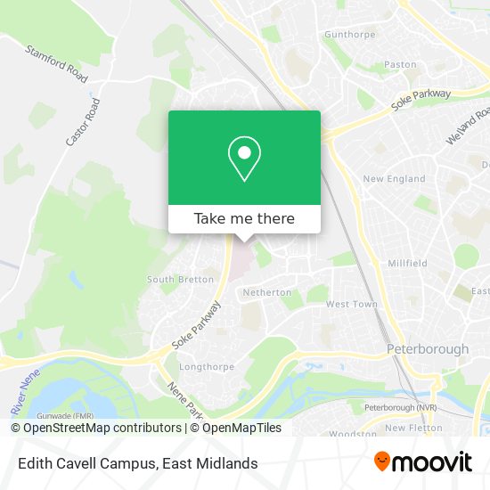 Edith Cavell Campus map