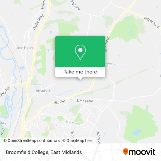 Broomfield College map