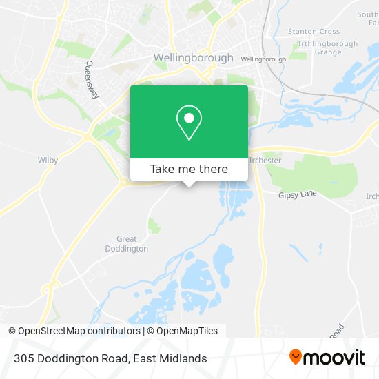 305 Doddington Road map