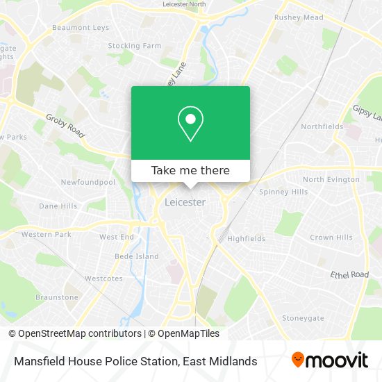 Mansfield House Police Station map