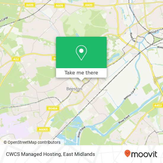 CWCS Managed Hosting map