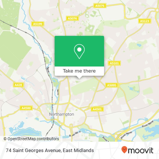 74 Saint Georges Avenue map