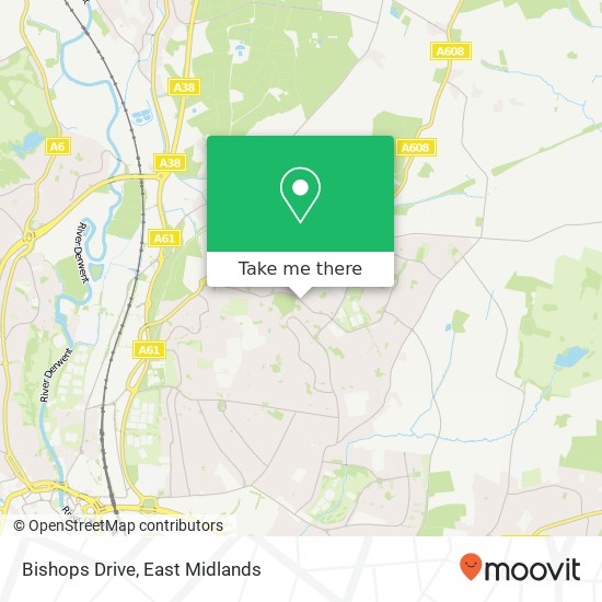 Bishops Drive map