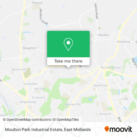 Moulton Park Industrial Estate map