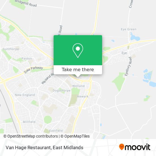 Van Hage Restaurant map