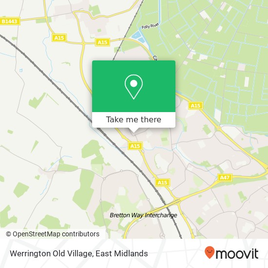 Werrington Old Village map