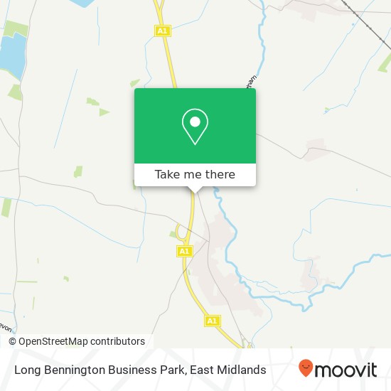 Long Bennington Business Park map