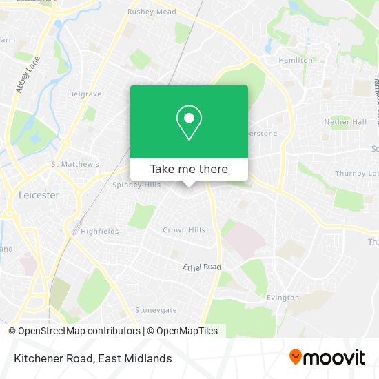 Kitchener Road map