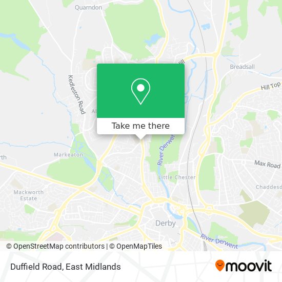 Duffield Road map