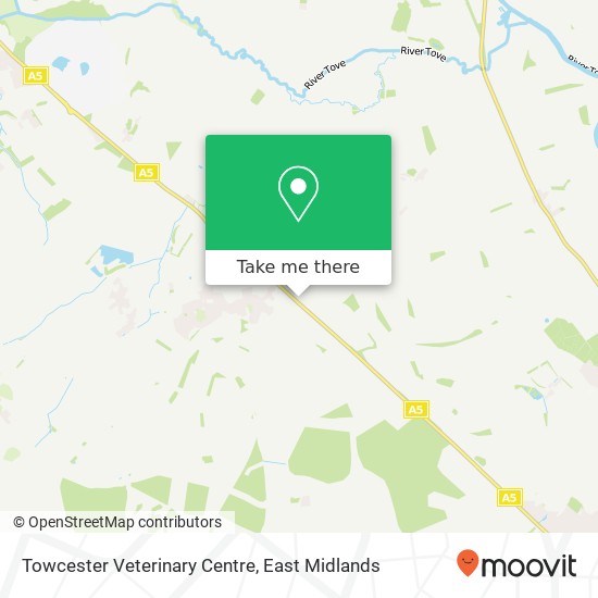 Towcester Veterinary Centre map