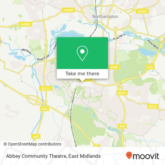 Abbey Community Theatre map