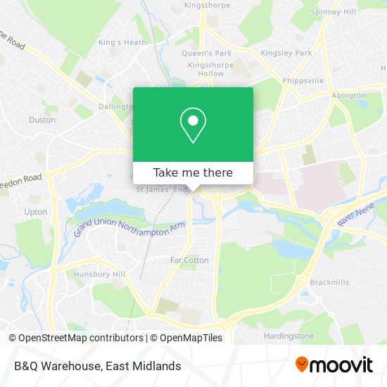 B&Q Warehouse map