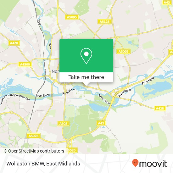 Wollaston BMW map