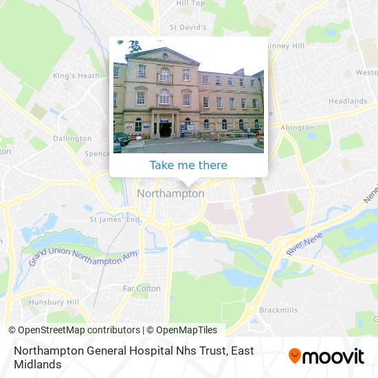 Northampton General Hospital Nhs Trust map