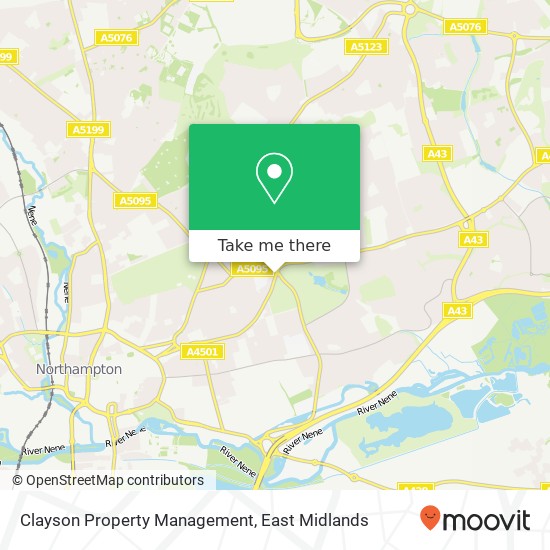 Clayson Property Management map