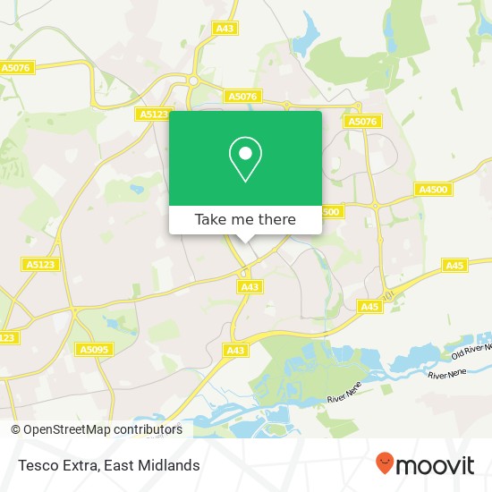 Tesco Extra map