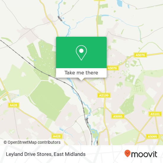 Leyland Drive Stores map