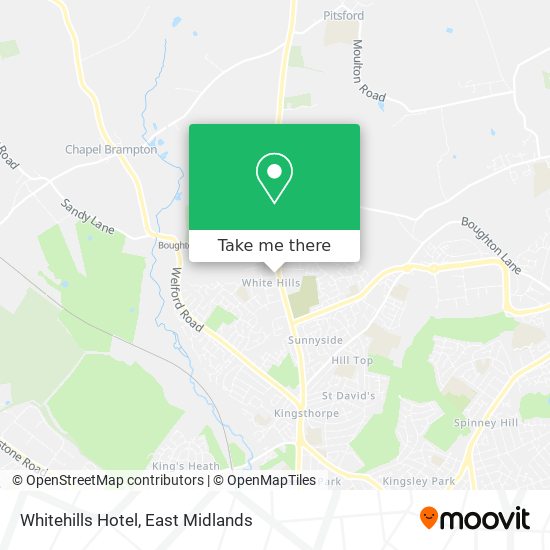 Whitehills Hotel map