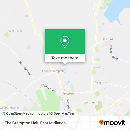 The Brampton Halt map